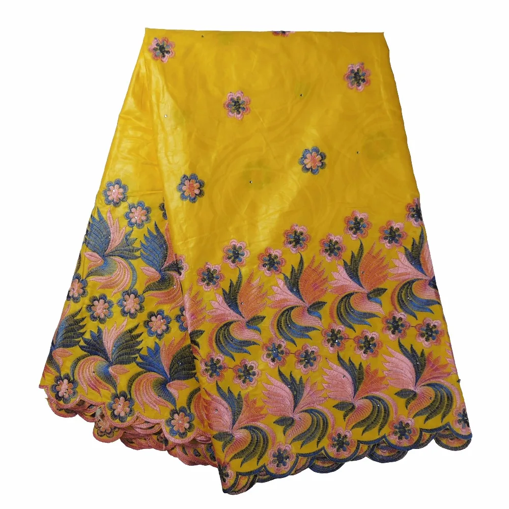 (5 Ярдов/серия) Последние перечисленных Красочные печати Африканских Жаккардовые