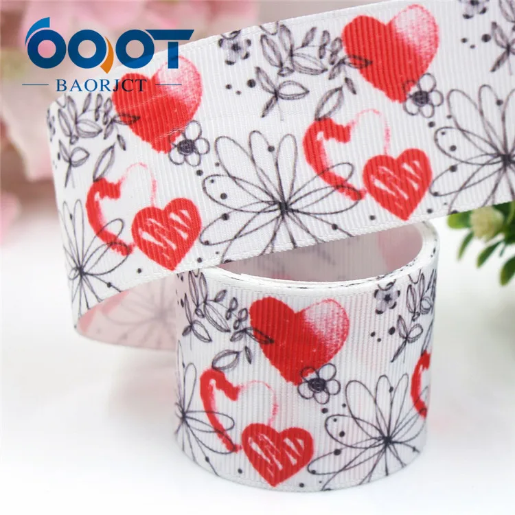 I-19116-343 OOOT BAORJCT I-19116-338, 38 мм 10 ярдов любовь сердце мультфильм ленты термотрансферный Печатный grosgrain, рукоделие Подарочная упаковка МАТЕРИАЛЫ - Цвет: I-19116-343
