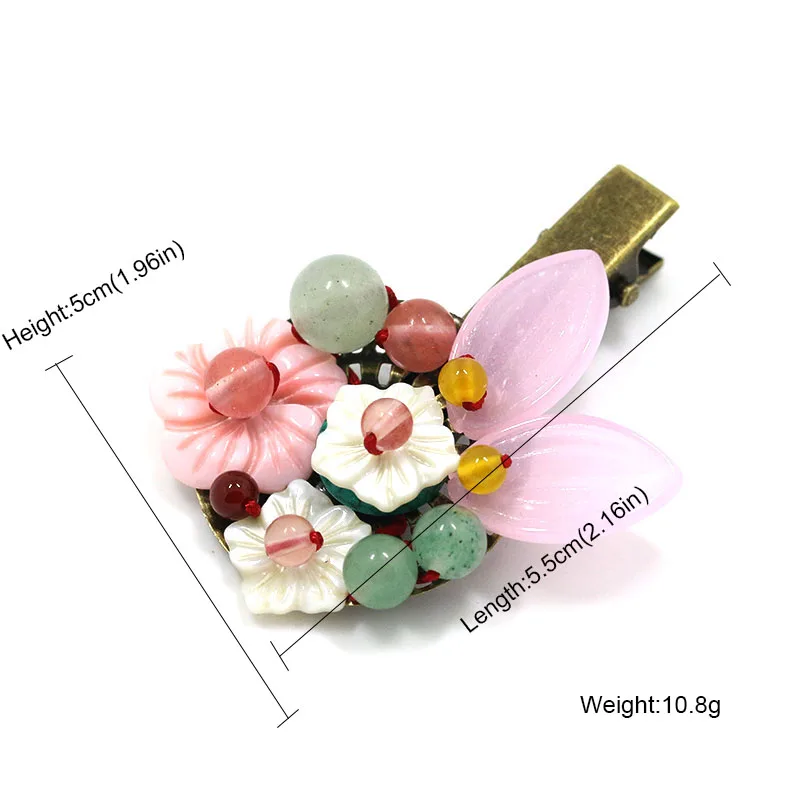 Заколка для волос с цветными бусинами в этническом стиле | Украшения и аксессуары