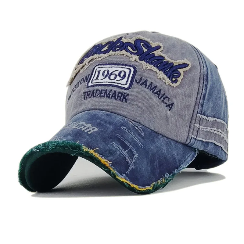 2018 Ретро помытая бейсболка подходящая Snapback шляпа для мужчин и женщин