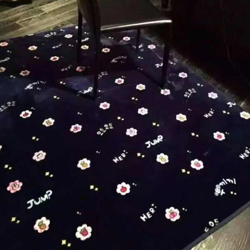 Прямоугольник Ковер с фруктовым принтом мягкие ковры для кафе Противоскользящие