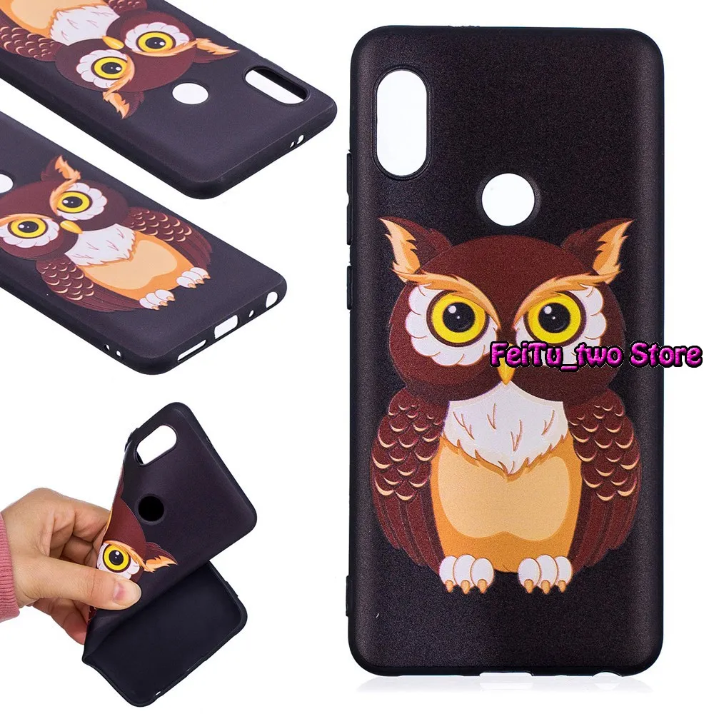 Emboss TPU Case For Xiaomi Mi 6X X6 Mi6X Mi6 X MiX6 Shell Meri A2 MiA2 Soft Silicone Phone Protector Cover Capa |