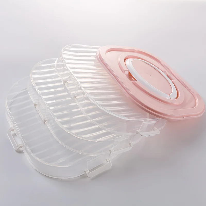 Коробка для хранения салата Салатница многоуровневый пищевой контейнер из