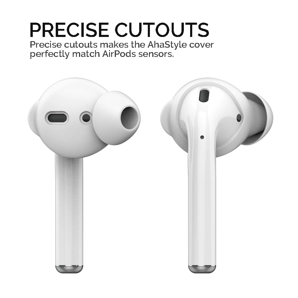 3 пары для Airpods, чехол для ушей, силиконовые наушники, наушники, крючок для ушей+ чехол для хранения, чехол для Airpods, 2 аксессуара для наушников