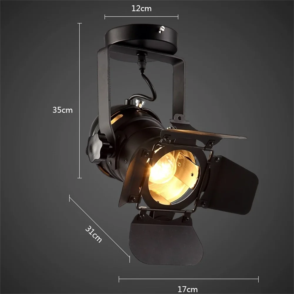 Лофт E27 гладить промышленного потолочный светильник Lamparas де Techo Luces Led Para Casas