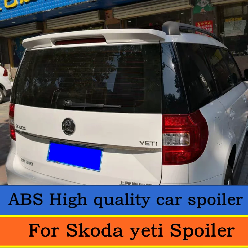 Спойлер для Skoda yeti высокое качество ABS материал заднее крыло автомобиля Праймер