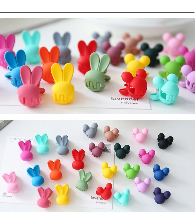 25pcs/lot 0.8 Inch Korea Hair Accessories Baby Girls Hairpin Small Rabbit hair Clips Bangs Claws For Children 667 | Детская одежда и