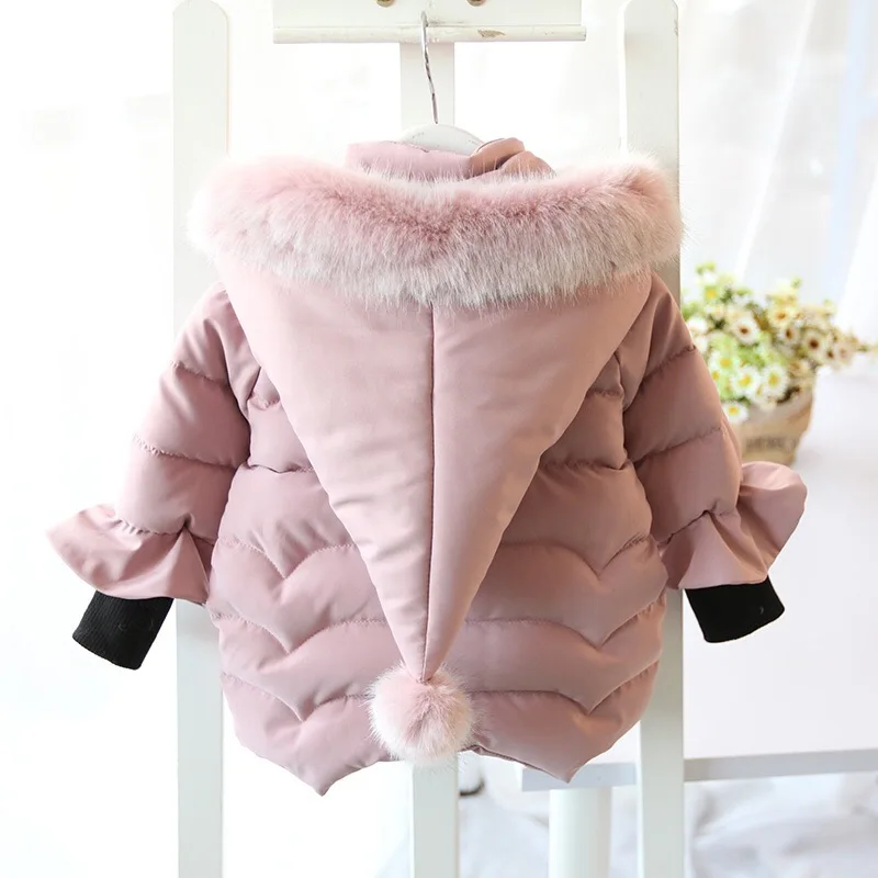 

Autumn and Winter Individual Baby's Pure Cotton Clothes to Warm Children's Down Cotton Clothes and Thicken Children's Clothes