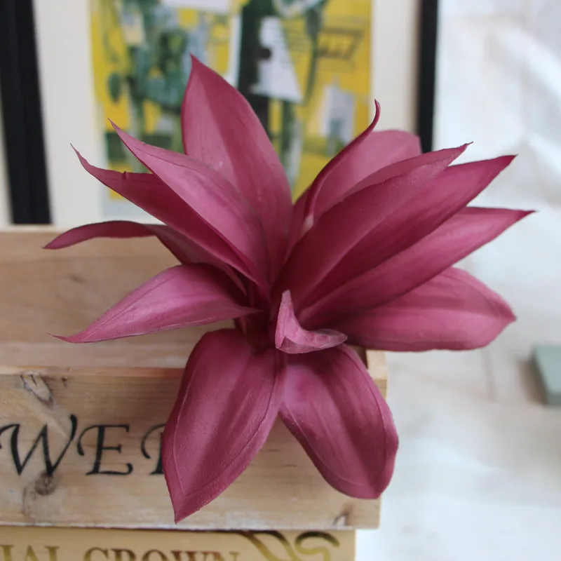 Искусственный кактус без клещей Агава растения бонсай на ощупь местный ландшафт