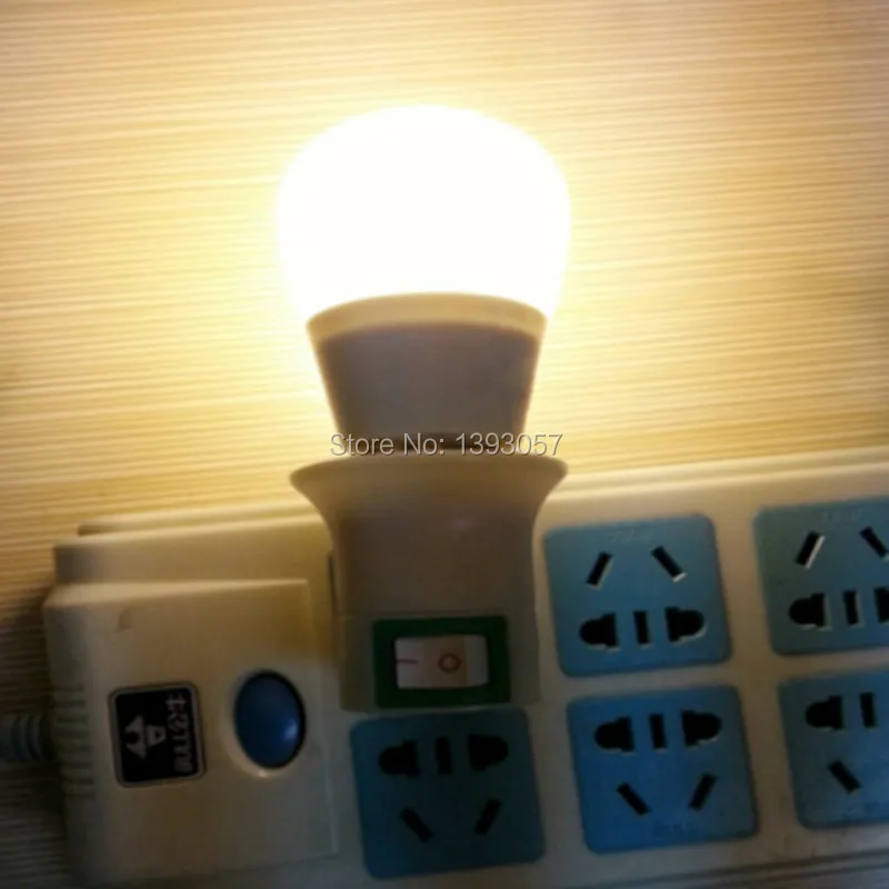 Цоколь переходник для светодиодной лампы E27 110 В 220 переменного тока|light bulb plug