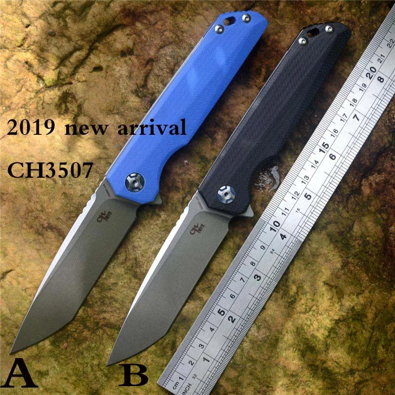 CH3507-A Новое поступление CH D2 лезвие G10 Ручка CH3002 складной нож шарикоподшипник Кемпинг Открытый выживания бушкрафт EDC инструменты - Цвет: CH3507-A
