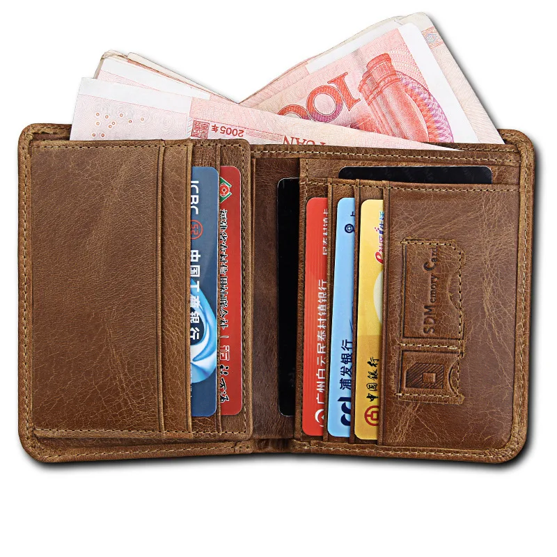 Мужской кошелек из натуральной кожи с Rfid защитой|men money purse|purse salesmoney purse |