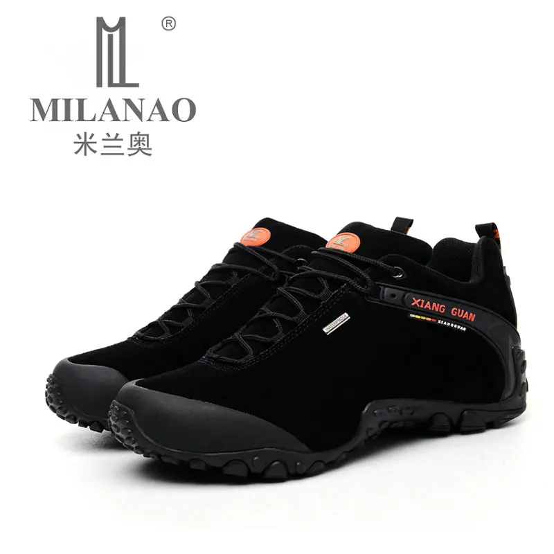 MILANAO brand outdoor men Canvas shoes slip-resistant waterproof Sneaker sports high quality | Обувь