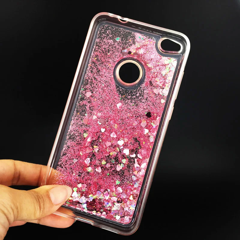 Glitter Liquid Soft TPU Case For Huawei Honor 8 Lite Clear Protection Back Cover On Coque P8 P9 lite 2017 P 9 2016 Phone Cases | Мобильные
