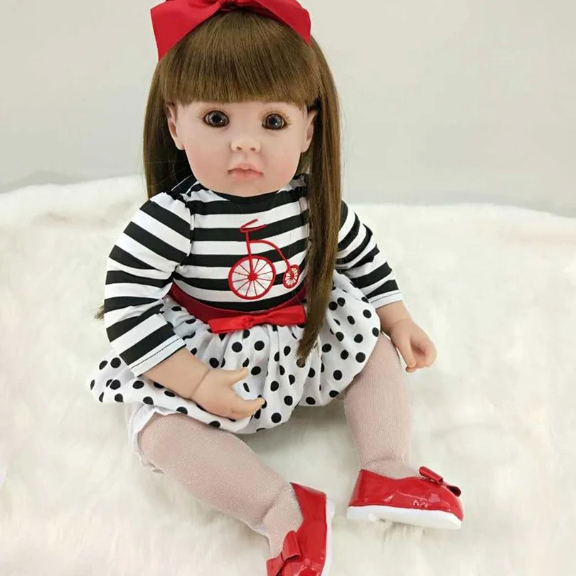 2017 искусственная кукла младенец силиконовая тело из хлопка Младенцы Реборн