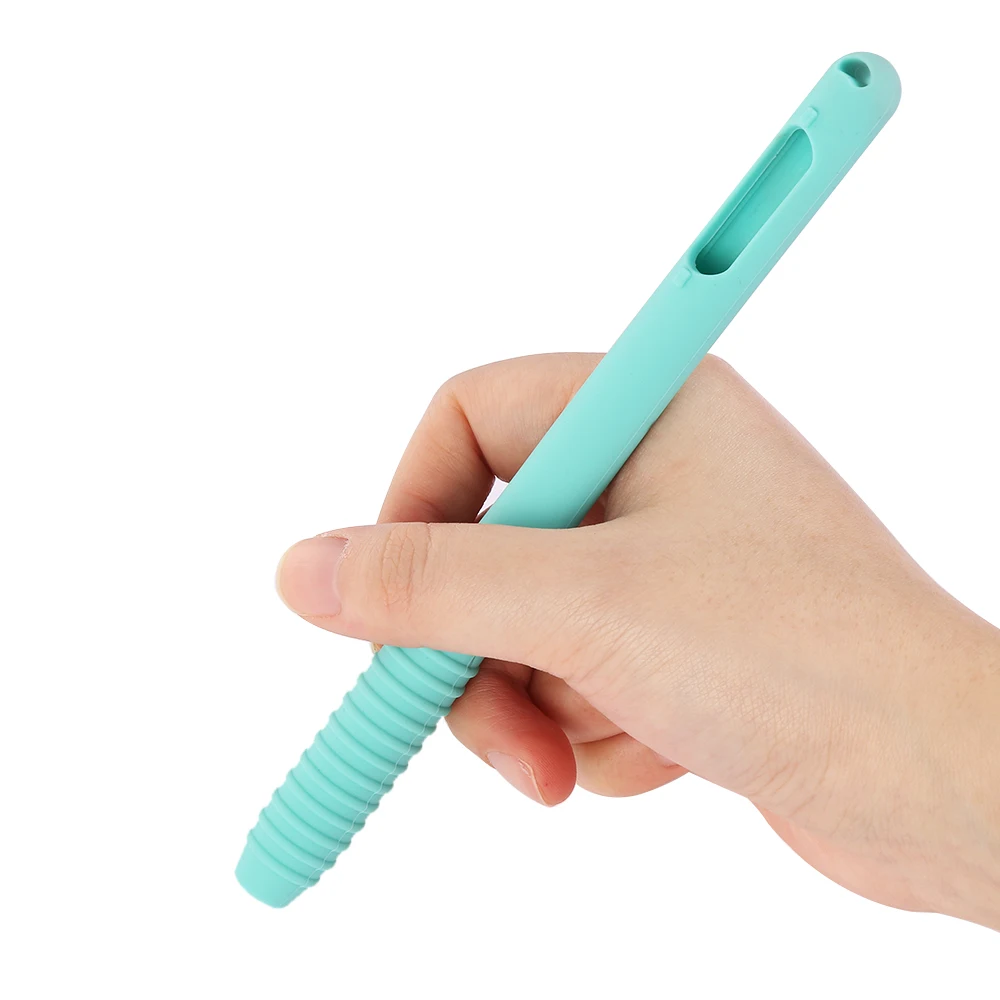 Цветной Мягкий силиконовый чехол совместимый с Apple Pencil iPad Tablet сенсорная ручка