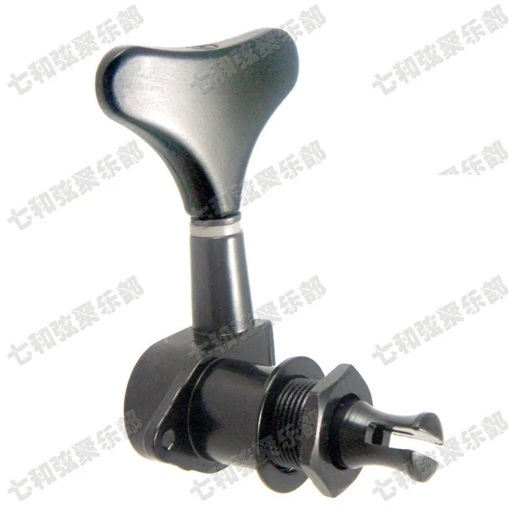 Набор черных электробас гитар закрытые тюнинговые колышки 2R2L тюнеры головки