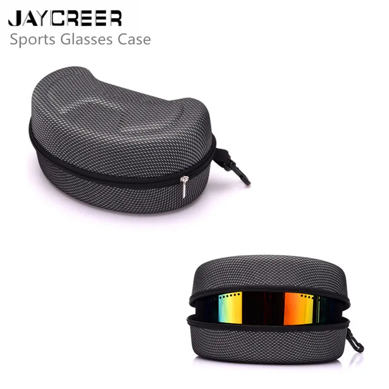 JayCreer Лыжная сумка для защитных очков чехол жесткий футляр застежка-молния держатель для переноски EVA сумка Защита для лыжных очков Солнцезащитные очки