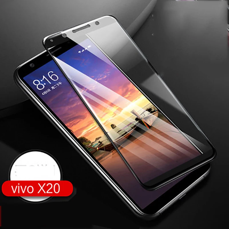 

2PCS Full Cover Tempered Glass For BBK VIVO X20 X 20 PLUS Screen Protector Toughened Film For BBK VIVO X20PLUS X20 Plus
