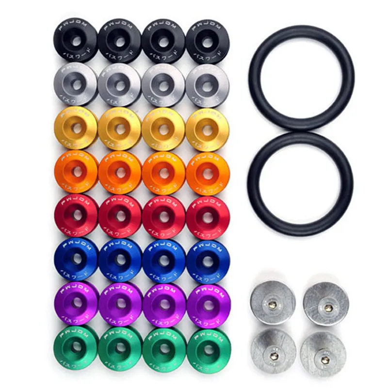 JDM Style алюминиевые быстроразъемные крепления для передних и задних бамперов