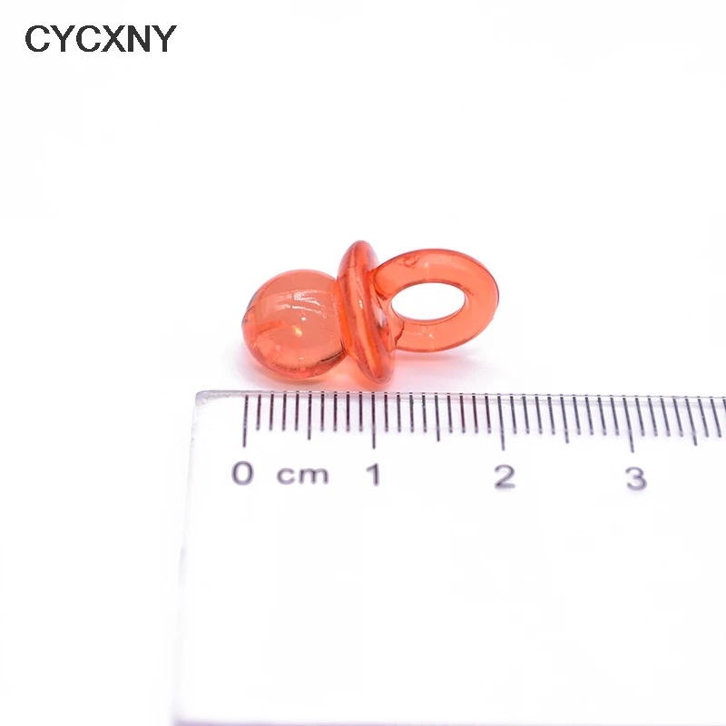 50pcs Mini Pacifier Baby Shower Favors Acrylic Confetti Table Decoration DIY Boy Girl Birthday Party Supply Kids Nipple | Дом и сад