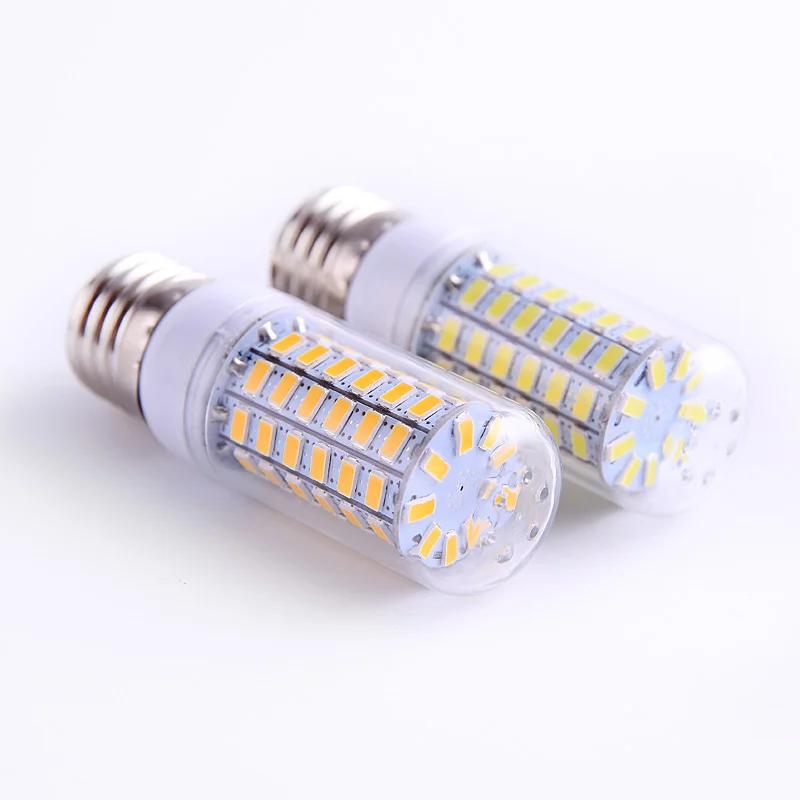 SMD 5730 E27 E14 IC умный светодиодный светильник 220 в 230 в 240 В энергосберегающий светодиодный светильник кукурузный светодиодный светильник Рождественская Люстра для домашнего освещения