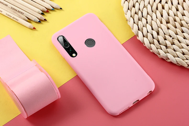 Чехол для Huawei Honor 20 Pro Lite цветной матовый чехол карамельного цвета мягкий