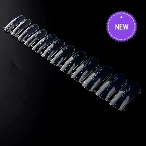 Пластиковая прозрачная двойная система для ногтей с полным покрытием 312x1 |