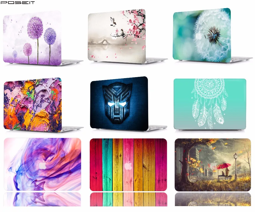 Laptop Protective Hard Shell Case Keyboard Cover Skin Set Bag Pouch For 11 12 13 15&quot Apple Macbook Air Pro Retina Touch Bar 2018 |