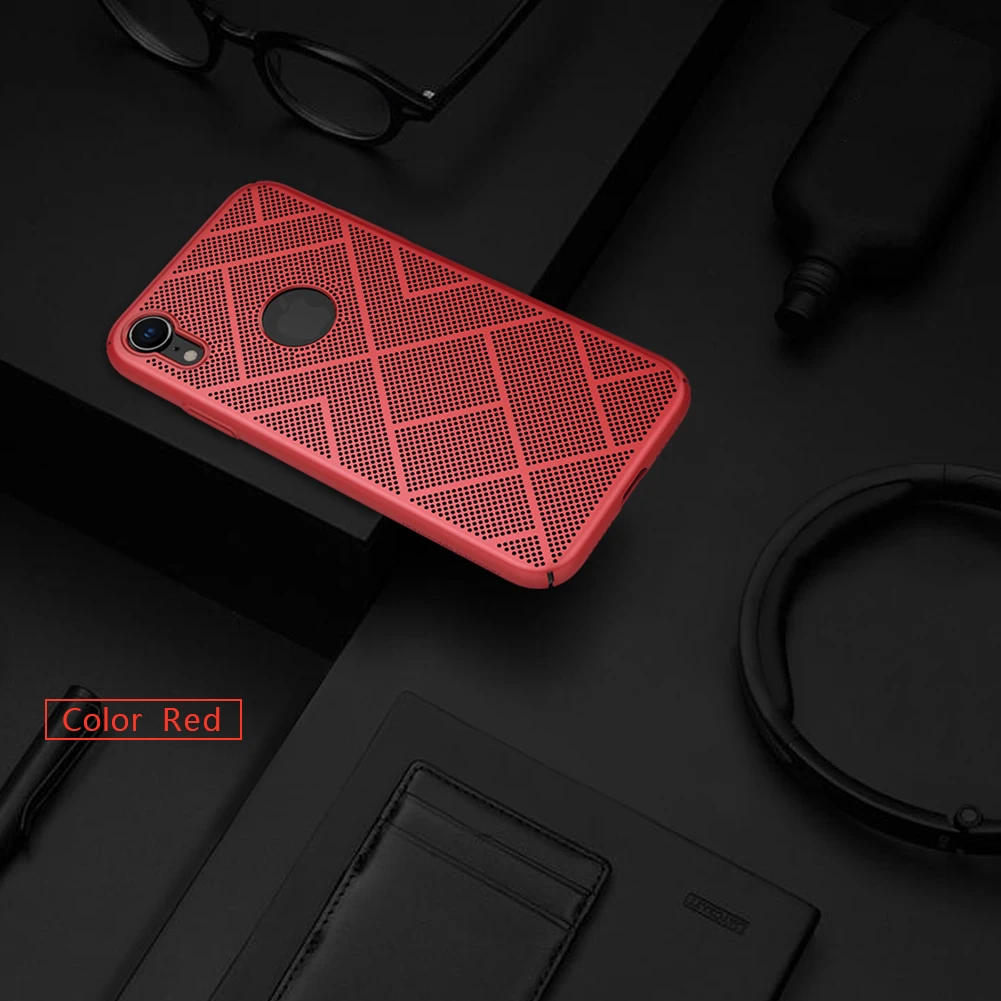 Red Для iPhone XR чехол Nillkin легкий теплоотвод чехол для телефона для iPhone XR тонкий воздушный Тонкий чехол 6,1'' - Цвет: Red