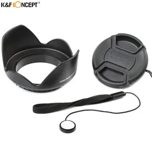 K & F концепция 58 мм Макро + 1 2 4 10 Set УФ CPL FLD ND 8 Камера фильтр объектива Kit бленда