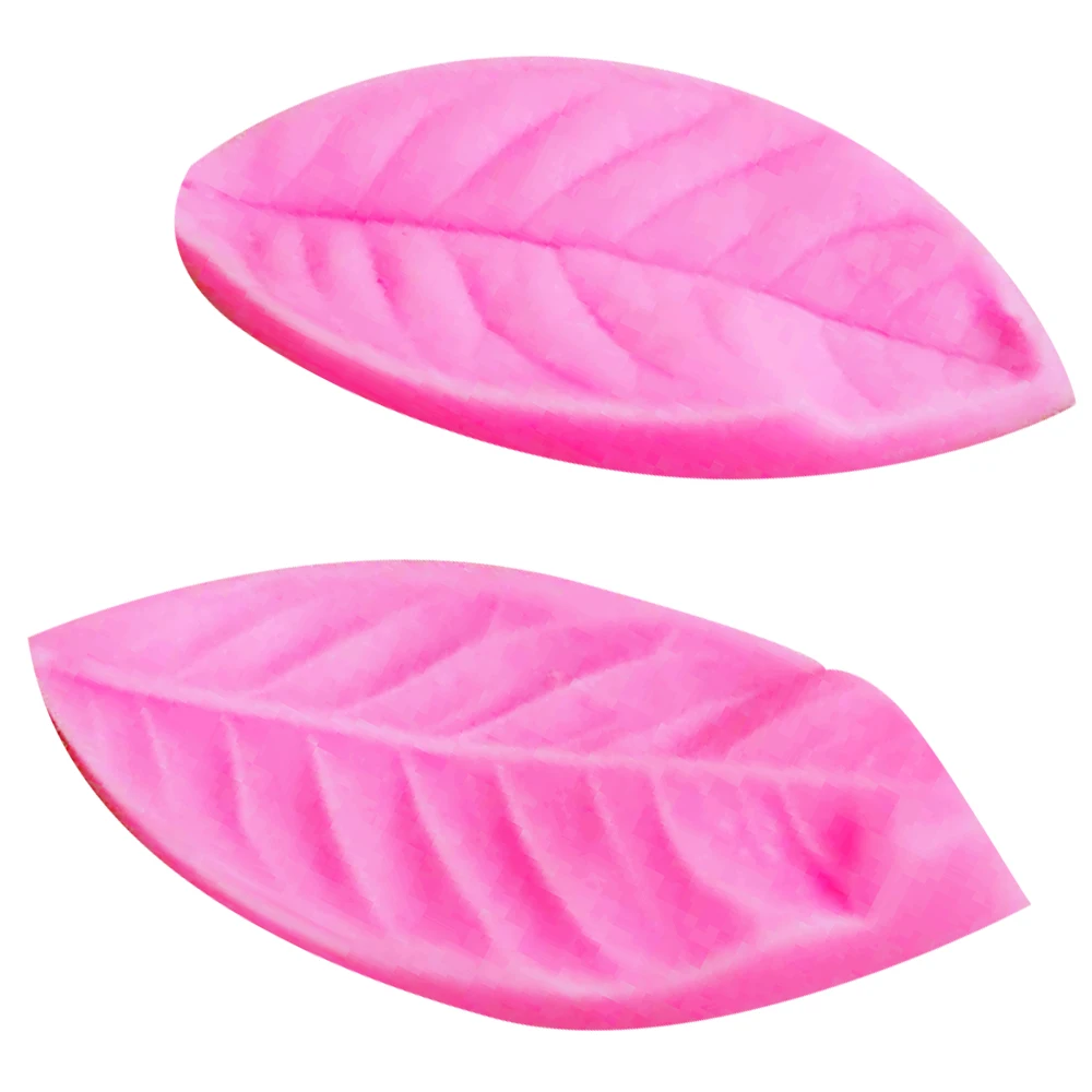 10pcs/set Flower 3D Leaf Petal Silicone Mold Fondant Cake Decorating Confectionery Baking Tools m449 7.8*3.9*0.8cm | Дом и сад