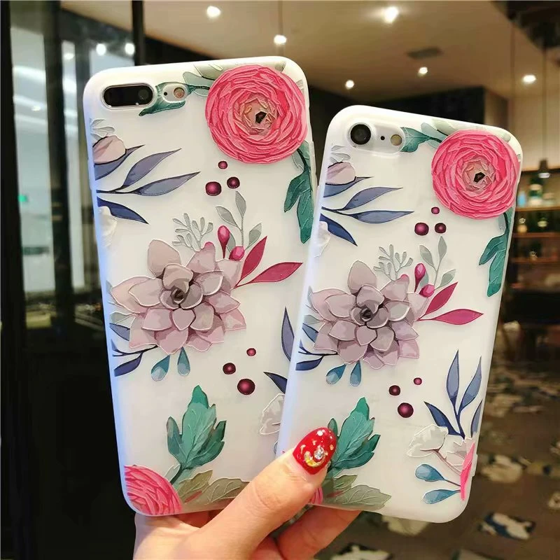 Чехол для телефона с цветочным рисунком фламинго iphone 5 5S SE 10 X мягкий ударопрочный