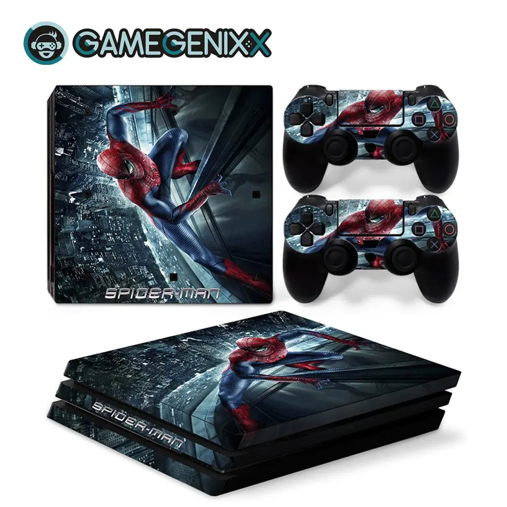 Наклейка на кожу GAMEGENIXX Съемная крышка ПВХ винил для PS4 Pro консоли и 2 контроллера