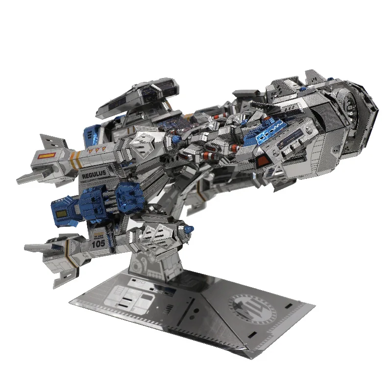 MU Star craft Terran битва круиз 3D металлические головоломки DIY собрать модель здания
