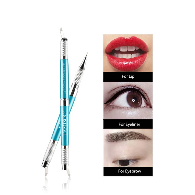 Новое поступление 1 шт. Professional ручная Татуировка ручка Microblading Перманентная инструменты для бровей Татуировка ручка для микроблейдинга двуглавый