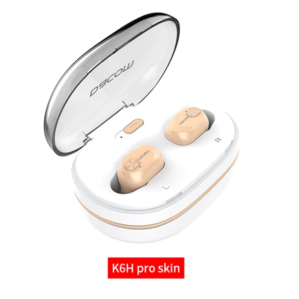 Dacom K6H Pro беспроводные наушники TWS, настоящие беспроводные наушники, наушники для телефона, Bluetooth наушники 5,0, мини гарнитура PK i12 i10 TWS - Цвет: K6H pro Skin
