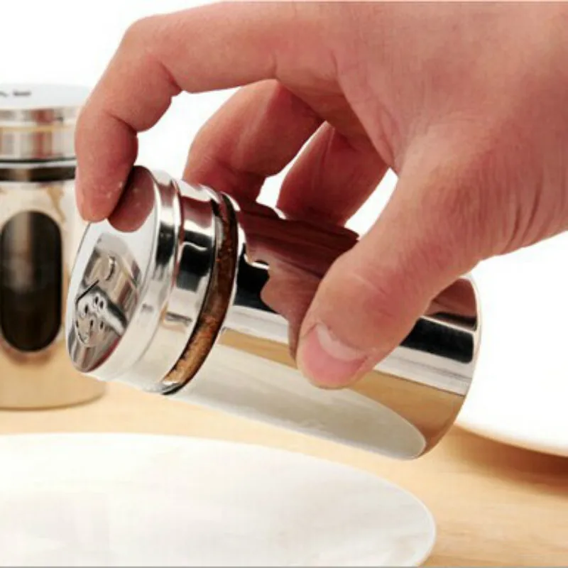 Новый Видимый Нержавеющая сталь сито для муки чашки выпечки сахар соль и перец