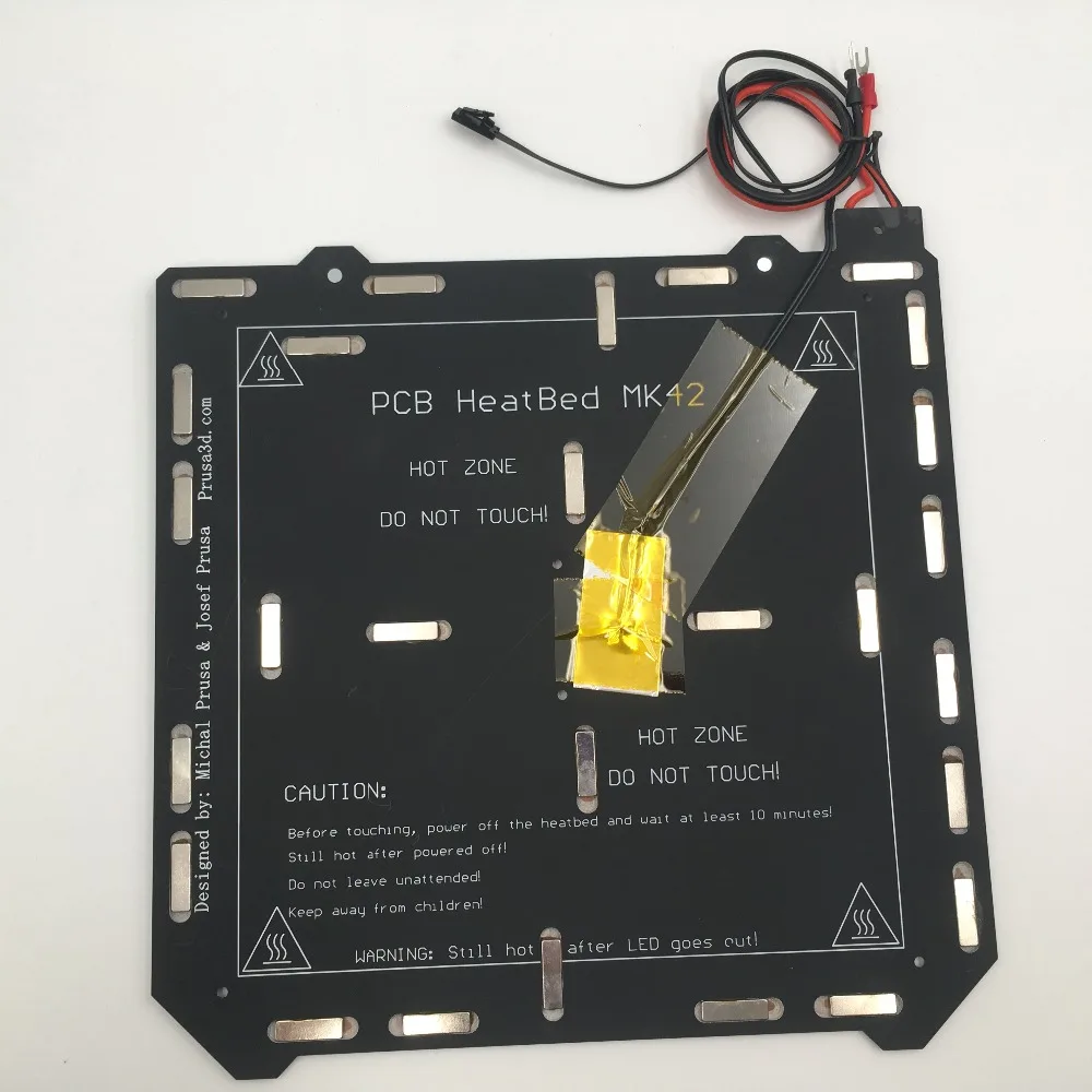 3d принтер Prusa i3 MK3 магнитный MK52 Горячий кронштейн 24 В в сборе со стальным листом и 2