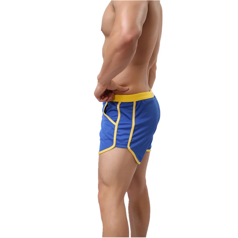 Новинка 2019 мужские быстросохнущие дышащие шорты с карманами на ремешках пляжные