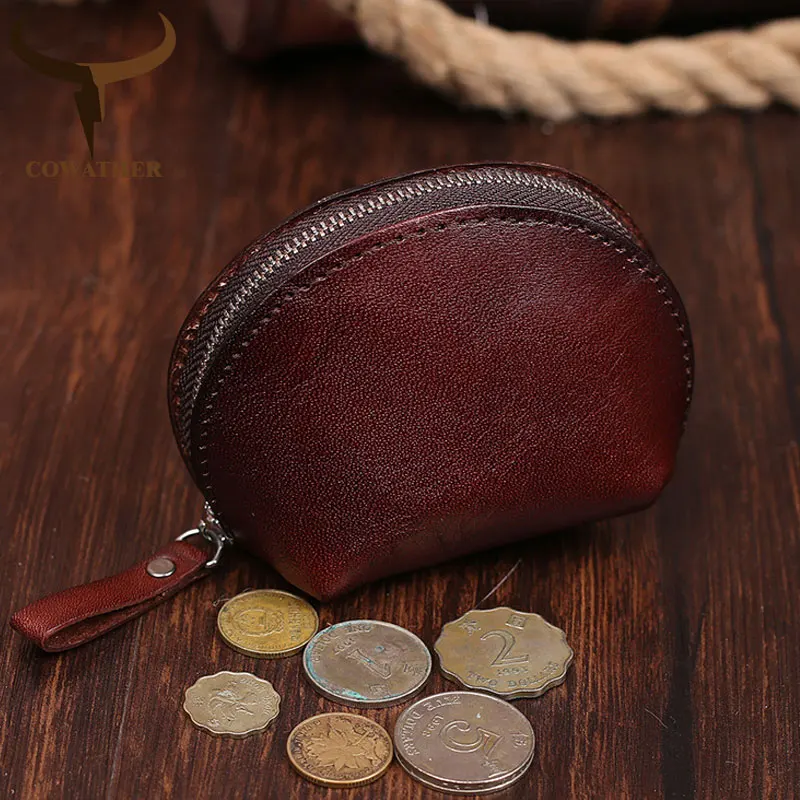 Новое поступление 2019 высококачественный кошелек COWATHER из натуральной воловьей