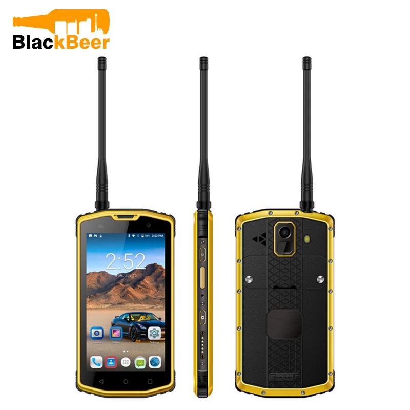 UNIWA S962B 5,0 4G Смартфон Две sim-карты 5100mAh Android 7,0 мобильный телефон UHF PTT IP68 водонепроницаемый мобильный телефон NFC рация
