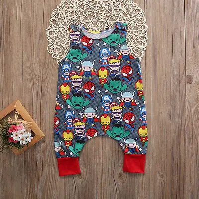 Детский комбинезон без рукавов на возраст 0 24 месяца|boy infant|sleeveless romperrompers rompers |