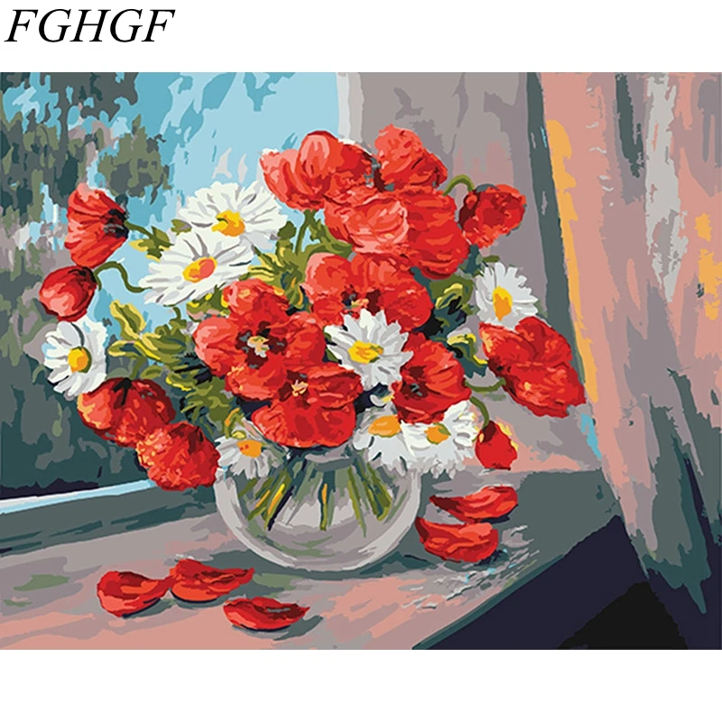 FGHGF Frameless pictures painting by numbers hand painted canvas drawing diy Van Gogh oil | Дом и сад