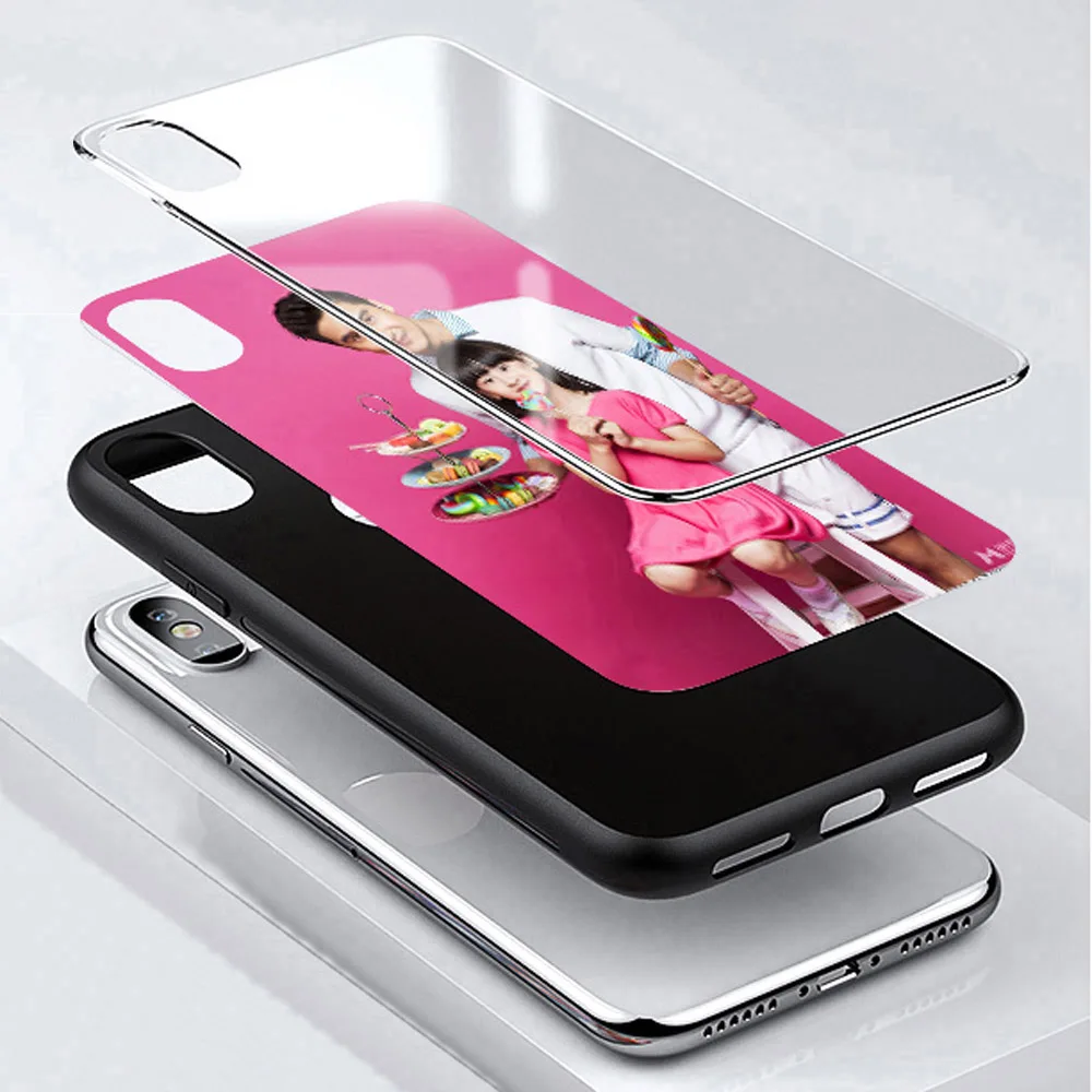 Customized DIY Tempered Glass Phone Case For Xiaomi Redmi S2 XiaomiS2 RedmiS2 Global Version Cover Personalised Logo Pattern |
