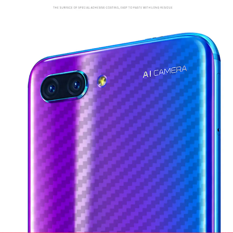 10 шт 3D защитная пленка из углеродного волокна для задней панели Huawei Honor View 20