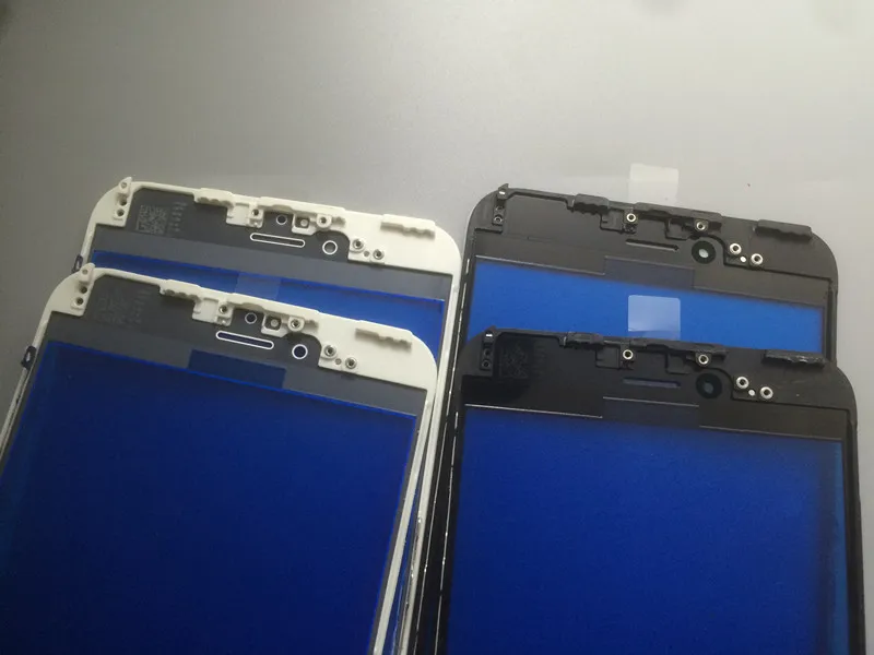 50 шт./лот A +++ внешнее стекло со средней рамкой для iPhone 6 6S 6G plus 7g предварительно