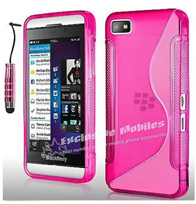 Grip S Line Silicone Gel Case Cover & Screen Protector FOR BLACKBERRY Z10 BB 10|cover towel|cover lenovocover protector |