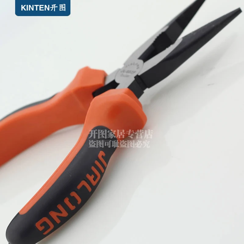 2016 Популярные 7 дюймов Щипцы для наращивания волос длинный острый нос зажим Пресс