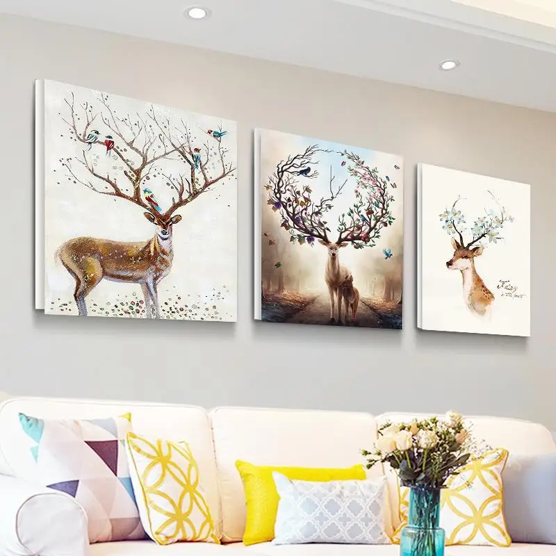 Picture Nordic Living Room Para El Cuadro Affiche Decoracion Hogar Moderno Wall Art And Print Poster Painting Calligraphy | Дом и сад